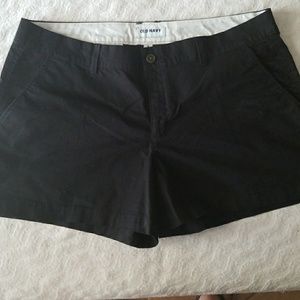 Old Navy black Khaki shorts
